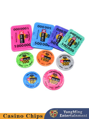 Calidad de venta al por mayor RFID Chip inteligente Poker Chip Set Baccarat Casino Juego de entretenimiento Chip de identificación inteligente Código
