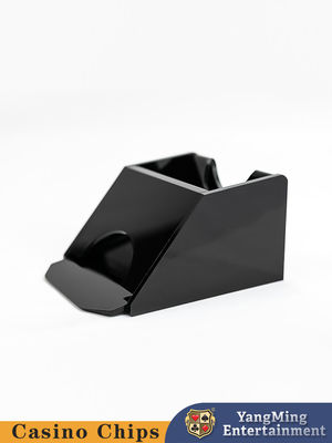 Un zapato de acrílico del póker de la tarjeta de la cubierta para los juegos de tabla de la veintiuna y del bacará