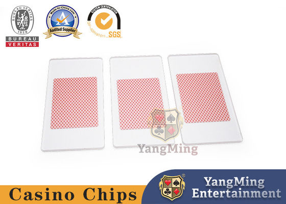 Original personalizado de acrílico espesado de helado botón de cartas de juego Baccarat Blackjack juego de mesa de cubierta de tablero