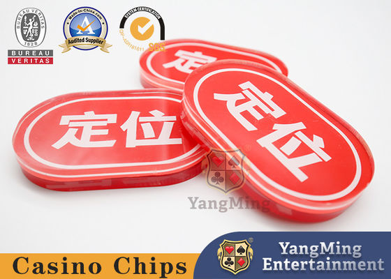 Fabrica de Casino Acrílico Nuevo Diseño Personalizado Óvalo Produce Forma Localiza Marca