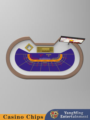 Mesa de Baccarat de diseño personalizado Entretenimiento de casino Mesa de juego de póquer casual