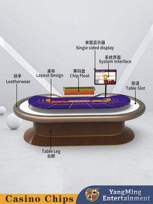 Nuevo juego de póquer de baccarat de la mesa de fichas para el Casino Club Poker de la mesa de juego