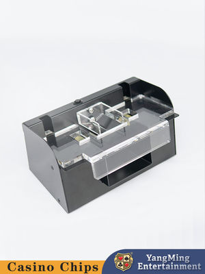 2 Deck Metal Poker Shuffler Juego de azar Ocio Poker Juego de mesa Shuffler