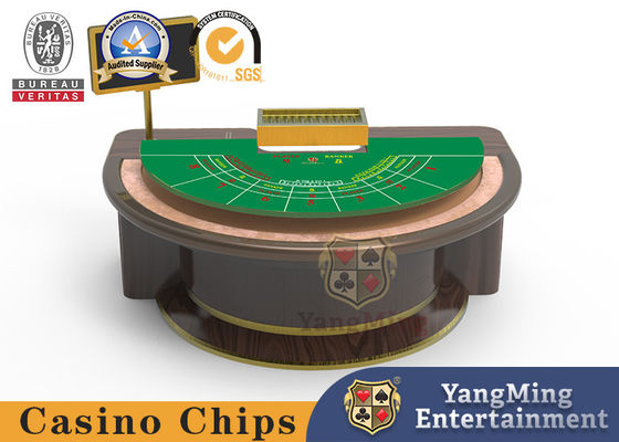 Tabla de póquer de estilo sudeste asiático Semicírculo Baccarat Texas Juego de cartas en vivo Juego de ajedrez Pueden ser personalizados