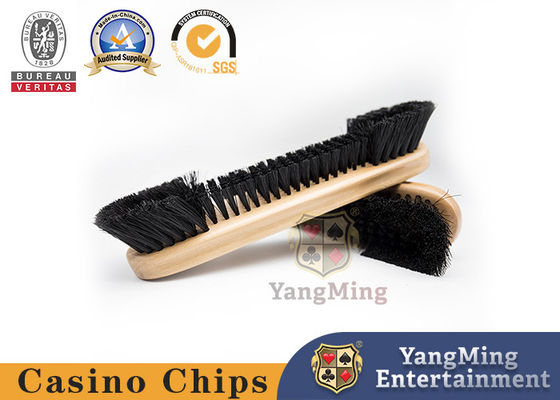 Prenda impermeable de juego de madera de la tabla del póker de la escobilla del casino del color del arreglo para requisitos particulares original