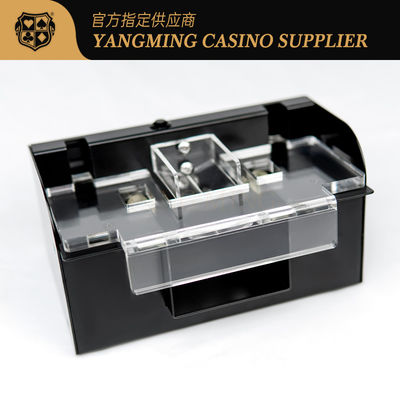 Fábrica Nuevo Estilo 2 mazos Mesa de póquer de Texas Casino Accesorios Mezclador de cartas de plástico Máquina de mezclador de mesa de póquer