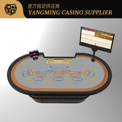 Chip RFID inteligente de inducción de la mesa de póquer Baccarat Bull Game apoya la personalización de la fábrica