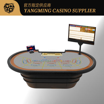 Chip sensor personalizado Mesa de póquer Casino Baccarat Entretenimiento Casual Mesa de juego de póker