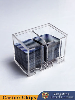 Caja de desechos de cartas de acrílico de 8 cubiertas de alta calidad