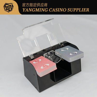 Venta de stock 2 mazos de hierro de metal poker shuffler casino club de ocio poker juego de mesa shuffler