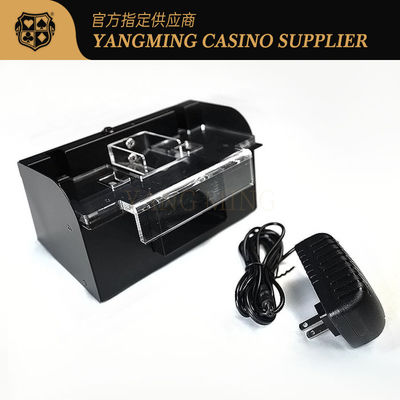 Automático de 2 mazos de póquer Máquina de baraja de metales Baccarat Juegos de azar Entretenimiento de ocio Juego de póquer Mesa de juegos de cartas