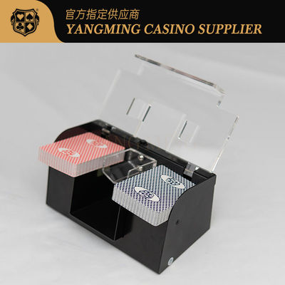 Casino personalizado de hierro de metal Poker inteligente mezclador automático soporte de 2 barajas de cartas sincronizada de alta velocidad limpieza