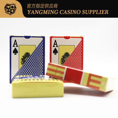 High Quality Texas Hold'em Large Letter Frosted Plastic Card Color Box para Texas Hold'em Casino Juego Casual Tarjeta de póquer de mesa
