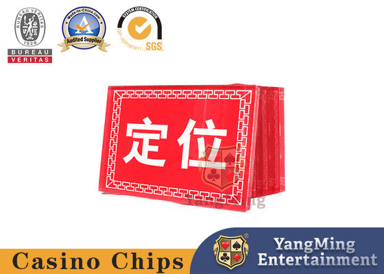 Casino de acrílico marcadores de baccarat dedicados patrón de encaje personalizado ubicar marca fábrica diseño de logotipo