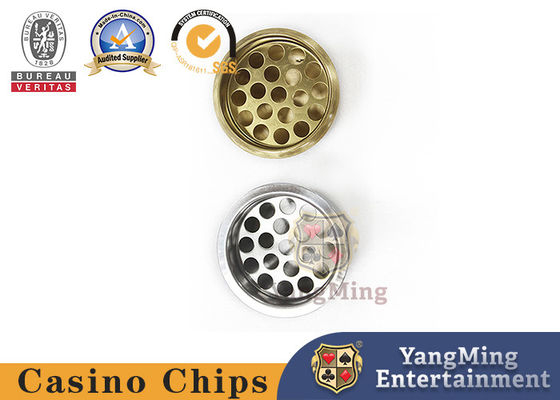 accesorios Texas Hold del juego del casino 70g ellos presentar descenso de acero inoxidable en la pantalla del cenicero para los tenedores de la bebida de la tabla del póker