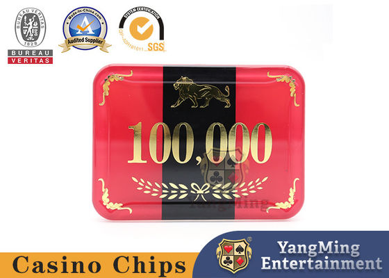 Código acrílico de triple chip con logotipo anti-falsificación Juego de póquer de entretenimiento casual