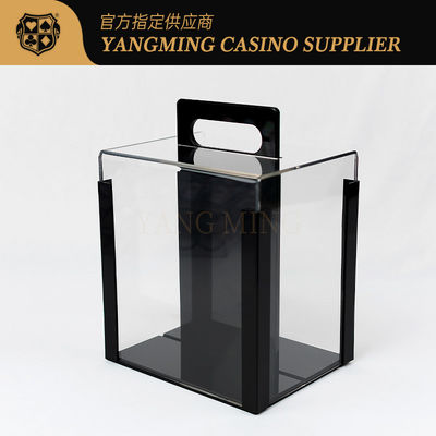 Recientemente mejorado acrílico 1000 Yard Chip Case para los juegos de póquer Baccarat Casino Club
