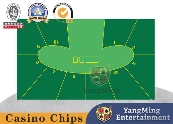 Texas Hold ellos mantel de encargo Pea Oval Green Poker Tablecloth Dragon Tiger Thickened Waterproof Tablecloth del juego del club
