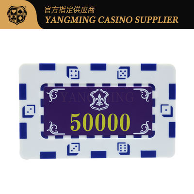 11.5g Texas BlackJack Clay Casino Poker plástico Chip Set With Mark And Case ULTRAVIOLETA