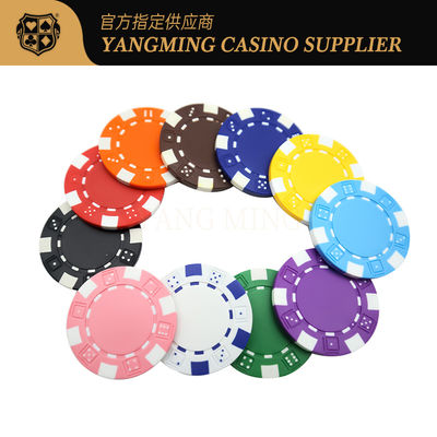 Fichas de juego de club Texas Hold'em de plástico americano ABS de 11,5 g