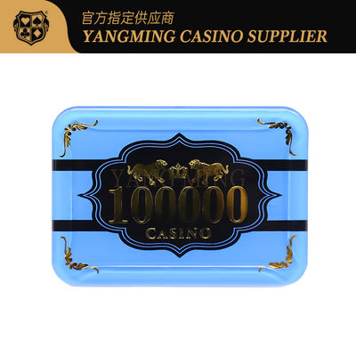 Fichas acrílicas personalizadas con diseño de Dragón Tigre, plástico cristalino para juego de mesa de póquer Baccarat