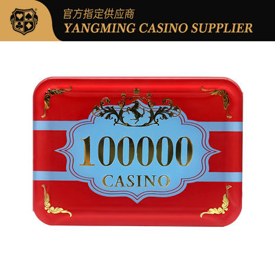 Premium impermeable Baccarat 760 fichas conjunto de doble capa de póquer acrílico juego fichas de colección