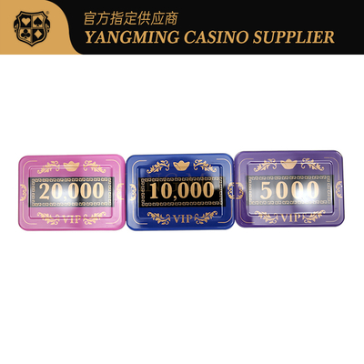 Deluxe 760 Piece Chips Acrylic Set Baccarat Juego de Mesa Chips Set Baccarat Chips Acrylic