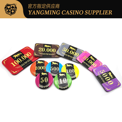 Juego de fichas de póquer RFID YANGMING de 760 piezas de acrílico para casino