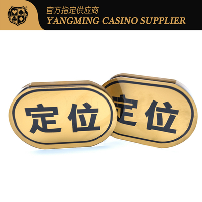 Placa de Posicionamiento de Acrílico de Doble Cara para Accesorios de Juegos de Casino en Venta Caliente Profesional