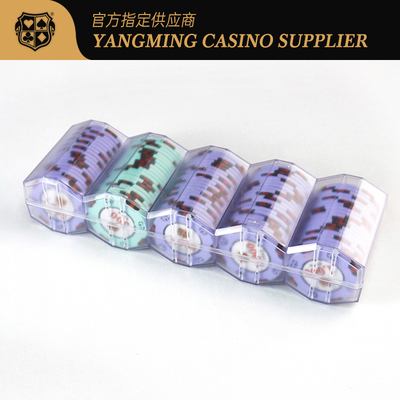 La nueva bandeja de fichas de casino de 45 mm personalizada totalmente mate.