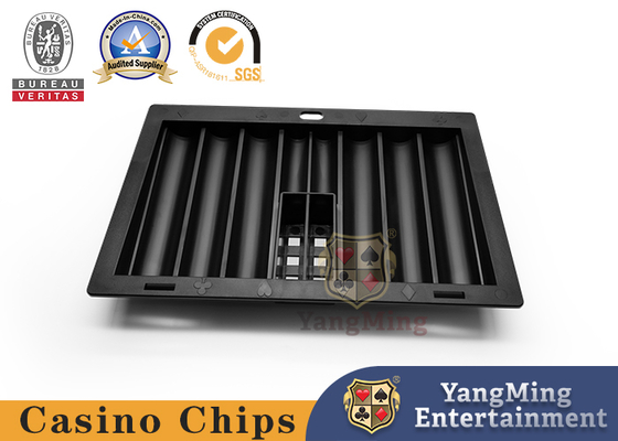 International Durable Texas Poker Table Chip Float Black Placa de fichas de plástico para el juego de casino