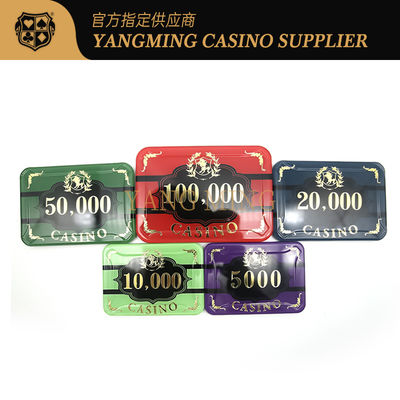 760 Pieces Of Acrylic Chips Set Baccarat Texas Hold'em Juego de mesa con caja de almacenamiento