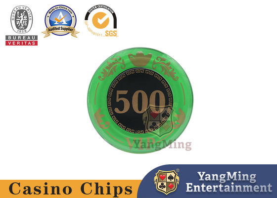 Los fabricantes suministran la pantalla de seda de acrílico 760 Crystal Chip Set With Aluminum Poker Chips Set Case
