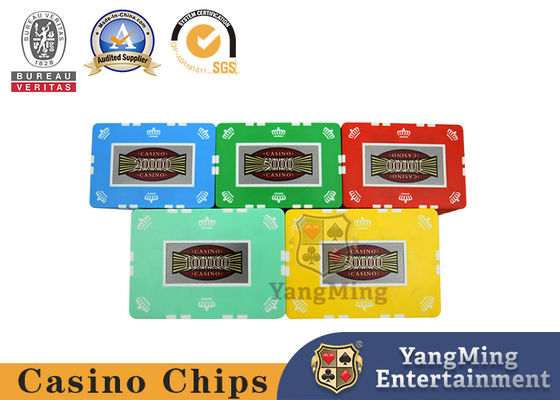 Anti ULTRAVIOLETA de Clay Casino Chip Set With de la corona del RFID - caso de aluminio falso