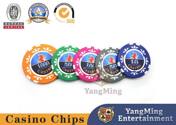 el casino Diamond Poker Chips Sets Texas de 45m m los sostiene el póker 13.5/G Clay Composite With Inner Metal
