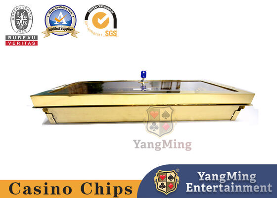 Póker de juego Chips Box Anti - Chips Double Lock Chip Carrier falsificado