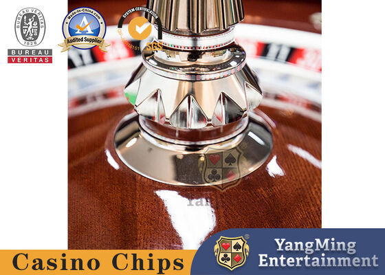 Lujo doméstico 80cm Rueda de ruleta de madera maciza Russian Turntable Poker Table Club VIP Rueda dedicada