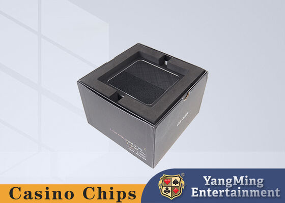 Sistema de mesa de baccarat de juego internacional, empresa de lujo personalizada, anfitrión de metal negro