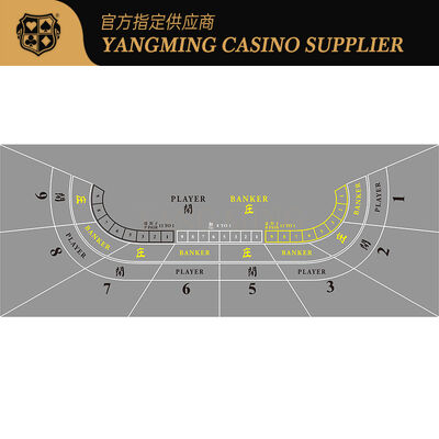 Juego de póquer de Texas Hold'em personalizable mantel material a prueba de agua y respetuoso con el medio ambiente