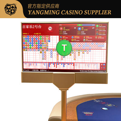 Venta caliente 27 pulgadas Ultra delgada pantalla de dos lados para juegos de casino Baccarat