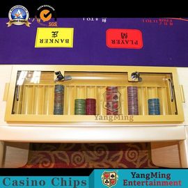 Fábrica original personalizada Juegos de azar 8-10 jugadores Layout Impresión Baccarat Texas Logotipo de la mesa de póquer personalizado