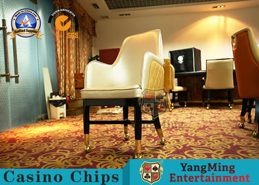 Fabrica de alta calidad Directa de Roble Madera Personalizada Juego de apuestas Silla de mesa de póquer Baccarat Blackjack Silla de jugador de mesa