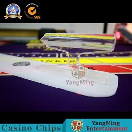 Juego plástico blanco del club de Logo Cards Shovel Casino Vip - naipes específicos RFID Chip Handle Shovel