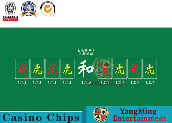 Mantel impermeable de Dragon Tiger Leopard Casino Table Layout del póker del estado