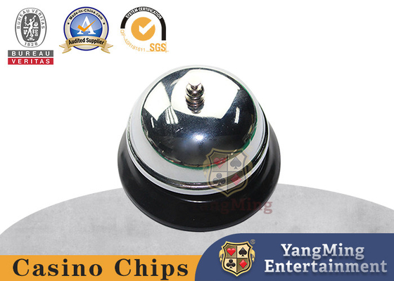 La llamada grande Belces, Chrome Finsh, construcción metálica del accesorio de la tabla del póker crea ruidosamente Bell pronto clara