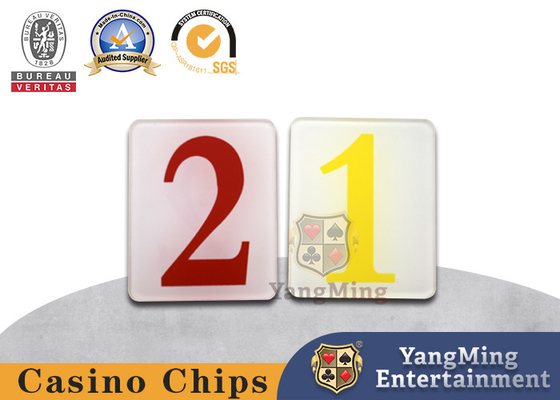 El tablero de acrílico helado Digitaces de la cubierta de Texas Gaming Poker Table Game modificó para requisitos particulares